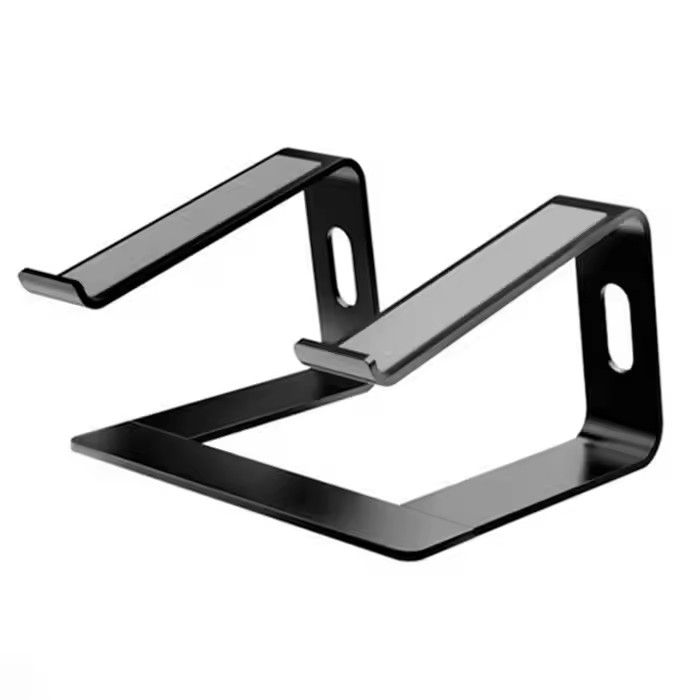 Soporte con fijo para Notebook en aluminio / Negro