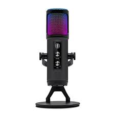 Micrófono Condensador Transmisión Usb Profesional Zx776 Color Negro