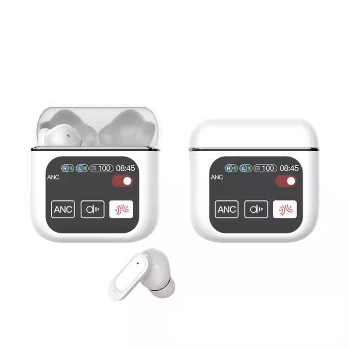 Auriculares Inalámbricos con Smart Case SE-60 / Bluetooth / Pantalla Táctil / Pure Bass