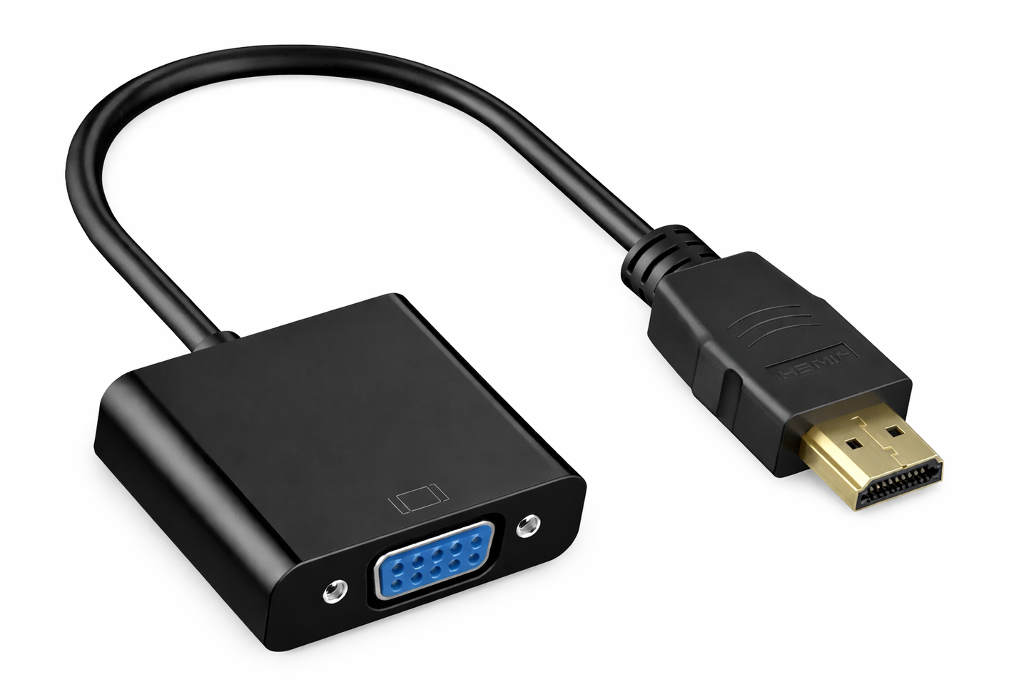 Adaptador Hdmi A Vga Para Video, Conexión Fácil