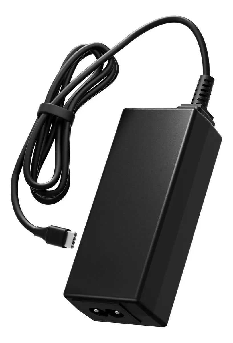 Cargador Rápido Usb-c 65w Para Notebook Y Celular Negro