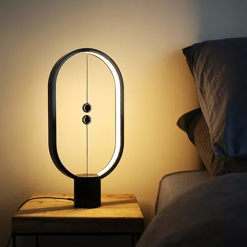 Lampara veladora Magnética / 5W /Conexión USB C / Luz Cálida / Roja o Negra