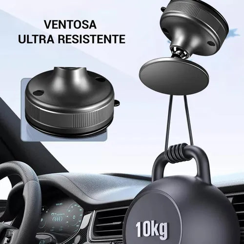 K009 Soporte De Teléfono Ajustable Magnético Para Coche Negro