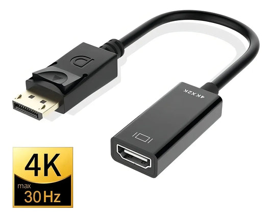 Adaptador DisplayPort a HDMI 4K