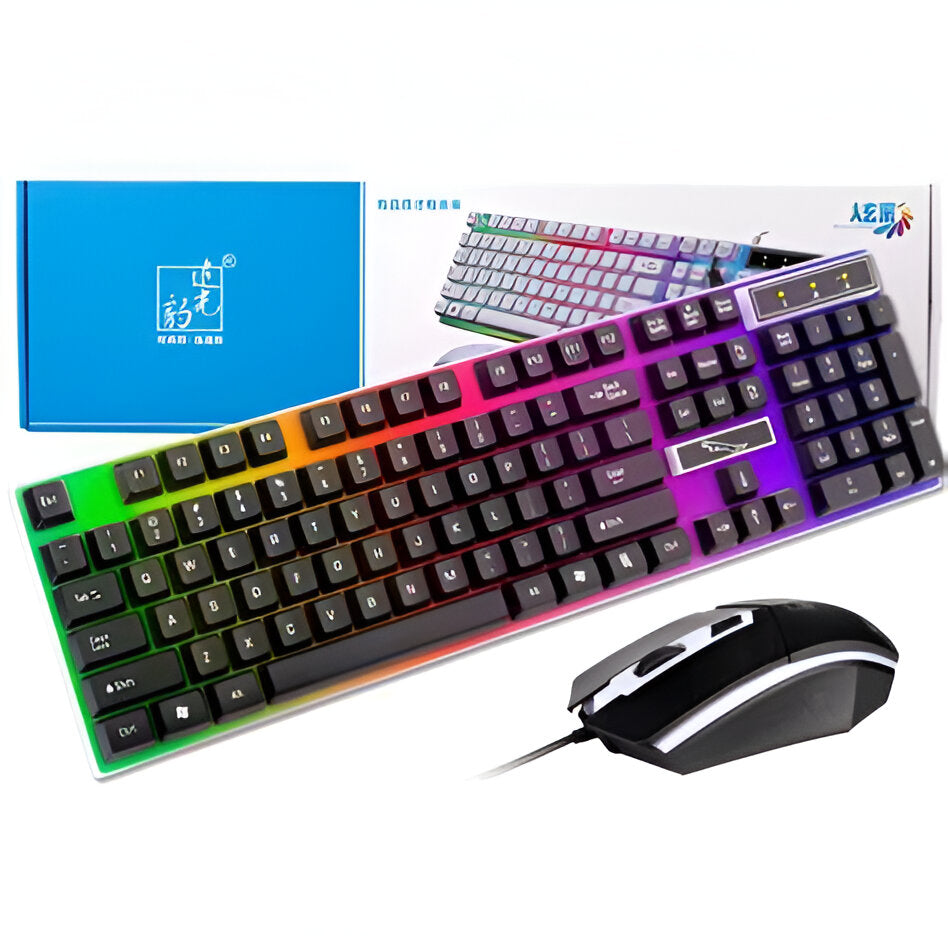 Teclado Numérico Luz Led Negro Inglés Us