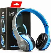 Auriculares manos libres bluetooth Mp3 radio Fm sd calidad Azules.