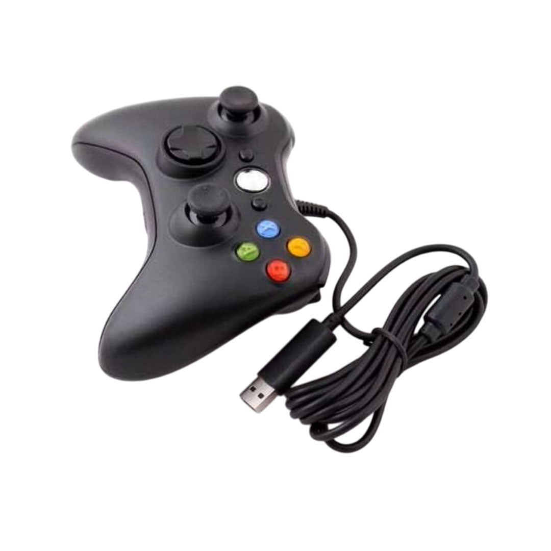 Joystick Control Compatible X360 / XBOX y PC / Cableado / Negro