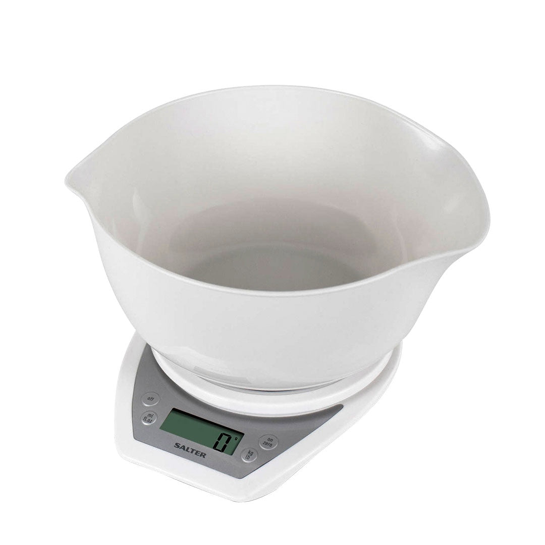 Balanza de cocina digital / con bowl / hasta 5KG / Blanco