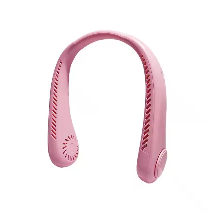 Ventilador portátil sin aspas para cuello, 3 velocidades