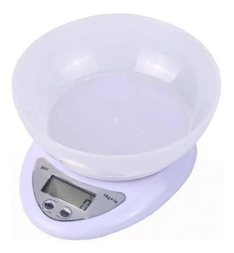 Balanza de cocina digital / con bowl / hasta 5KG / Blanco