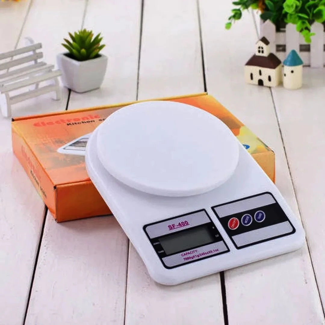 Balanza de cocina digital / hasta 10KG / Blanco