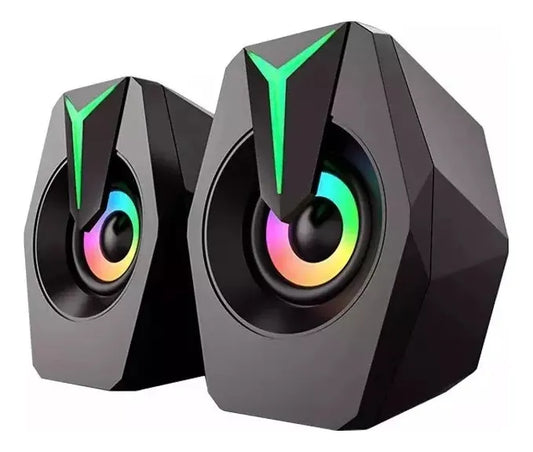 Parlante Gaming Para Pc O Notebook Led Rgb