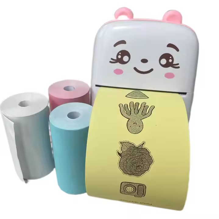 Mini Impresora Térmica + Rollos Autoadhesivo + Obsequios