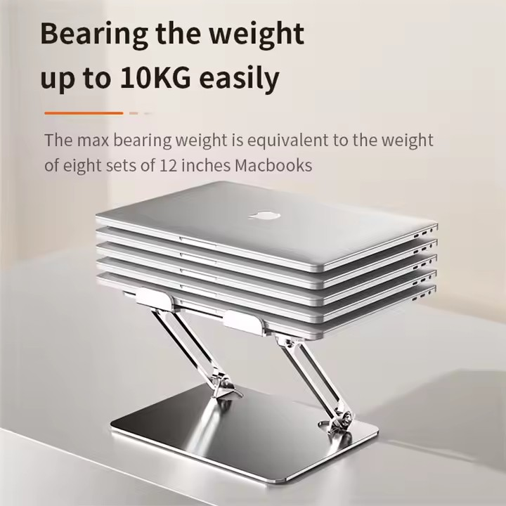 Soporte con elevación para Notebook / Tablet en aluminio
