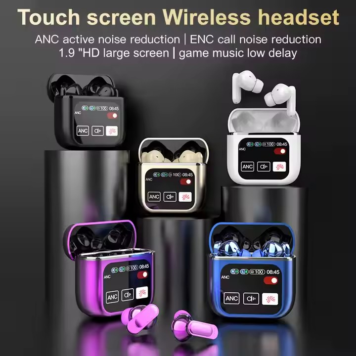 Auriculares Inalámbricos con Smart Case SE-60 / Bluetooth / Pantalla Táctil / Pure Bass